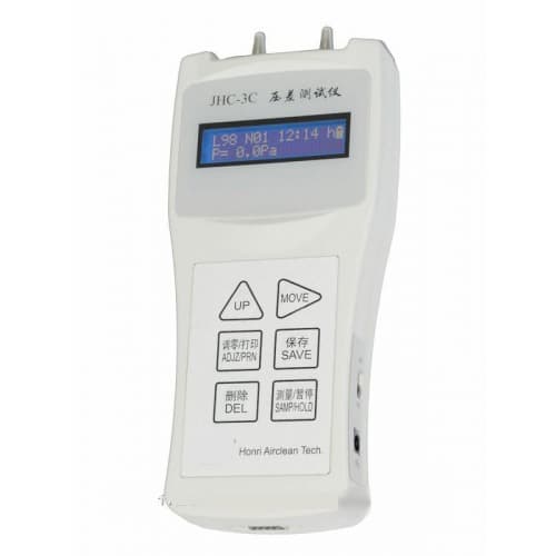 Đồng hồ chênh áp JHC-3C / JHC-3C Differential Pressure Meter Đồng hồ chênh áp JHC-3C / JHC-3C Differential Pressure Meter