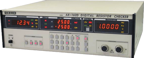 Máy kiểm tra điện trở kỹ thuật số AX-162D Adexaile ADEX Máy kiểm tra điện trở kỹ thuật số AX-162D Adexaile ADEX