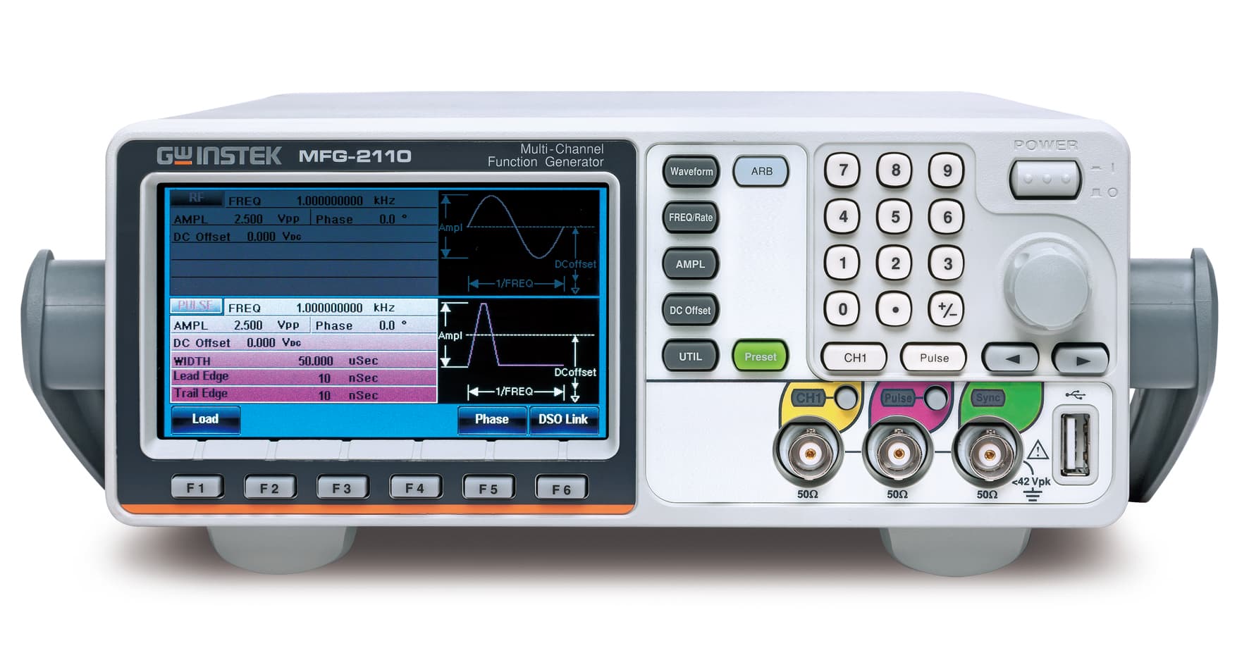 Trình tạo chức năng đa kênh MFG-2000 GW Instek Trình tạo chức năng đa kênh MFG-2000 GW Instek