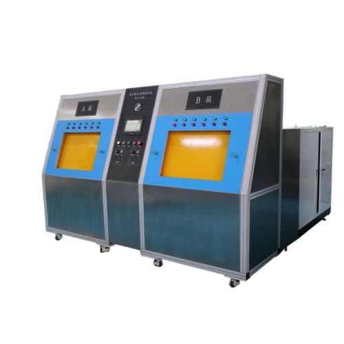 Thiết bị kiểm tra rò rỉ Heli chân không hai buồng cho các bộ phận điều hòa không khí ô tô / Two Chamber Vacuum Helium Leak Testing Equipment for Automotive Air Conditioning Components HJAU Thiết bị kiểm tra rò rỉ Heli chân không hai buồng cho các bộ phận điều hòa không khí ô tô / Two Chamber Vacuum Helium Leak Testing Equipment for Automotive Air Conditioning Components HJAU