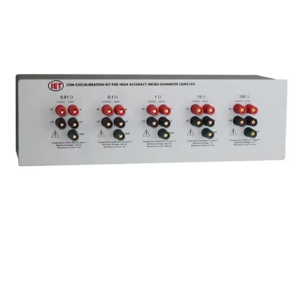 IET LOM-530 BỘ HIỆU CHỈNH MICRO-OHMMETER IET LOM-530 BỘ HIỆU CHỈNH MICRO-OHMMETER