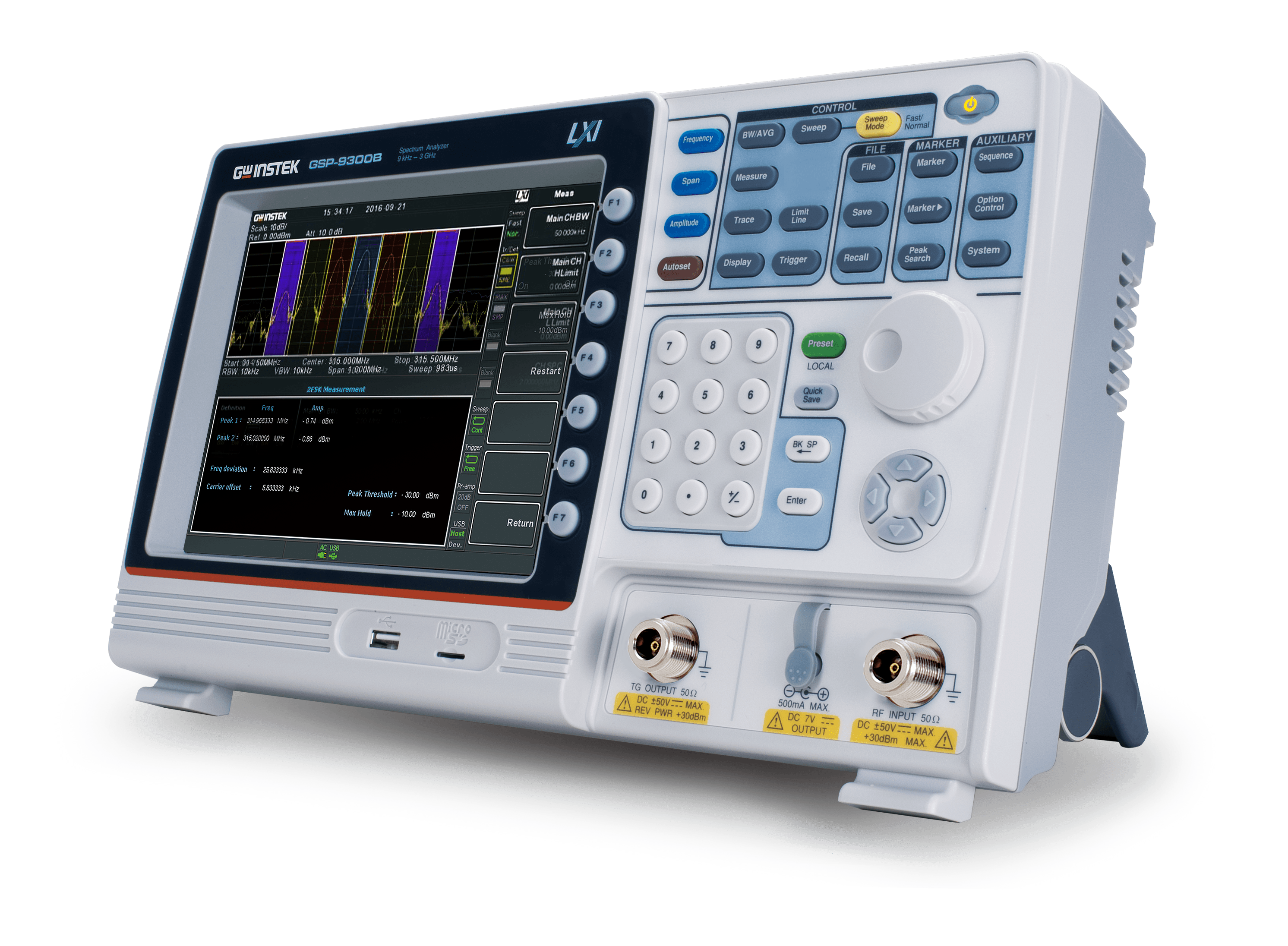 Máy phân tích phổ GSP-9300B Gw Instek Máy phân tích phổ GSP-9300B Gw Instek
